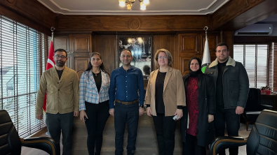 İl Sağlık Müdürü Başkanımızı Ziayret Etti