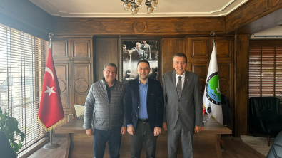 Kırklareli Esnaf ve Sanatkarlar Odaları Birliği Kahveciler Birliği Başkanları Başkanımızı Ziyaret Ettiler.