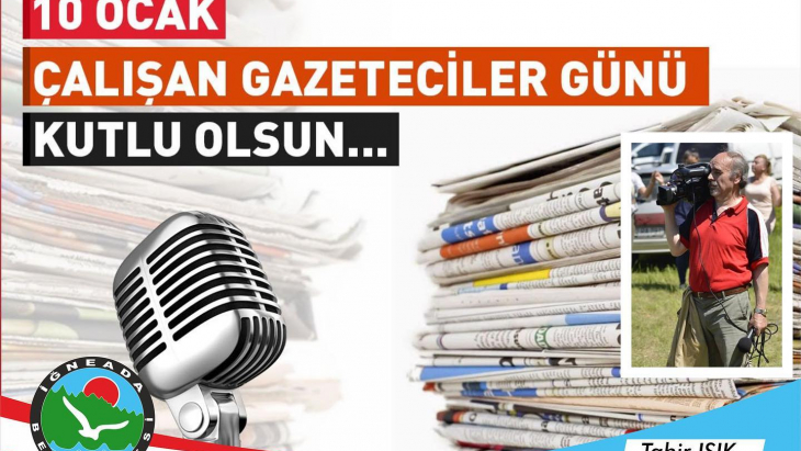 10 Ocak Çalışan Gazeteciler Günü Kutlu Olsun.