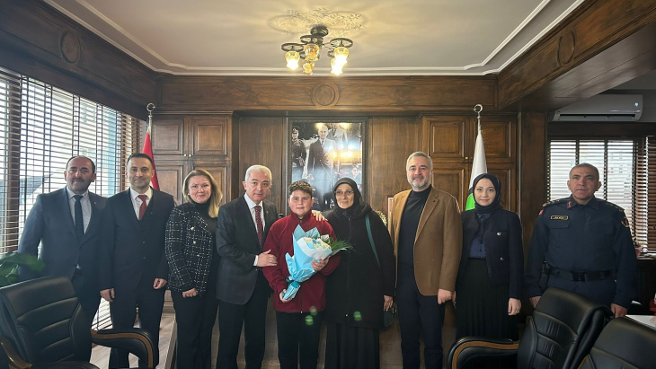 Kırklareli Valimiz Sn. Uğur Turan ve  Kırklareli Ak Parti Milletvekilimiz Sn. Ahmet Gökhan Sarıçam Başkanımızı Ziyaret Etti.