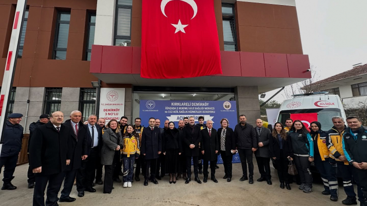 İğneada İki Hekimli Aile Sağlığı Merkezi ve 112 Acil Sağlık Hizmetleri İstasyonu Binasının Resmi Açılışı Gerçekleştirildi.