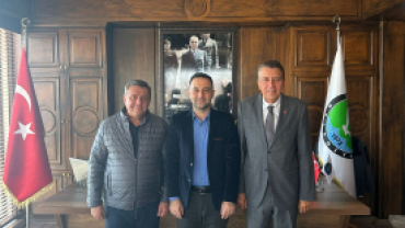 Kırklareli Esnaf ve Sanatkarlar Odaları Birliği Kahveciler Birliği Başkanları Başkanımızı Ziyaret Ettiler.