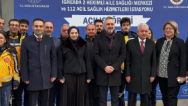 İğneada İki Hekimli Aile Sağlığı Merkezi ve 112 Acil Sağlık Hizmetleri İstasyonu Binasının Resmi Açılışı Gerçekleştirildi.