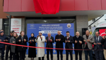 İğneada İki Hekimli Aile Sağlığı Merkezi ve 112 Acil Sağlık Hizmetleri İstasyonu Binasının Resmi Açılışı Gerçekleştirildi.