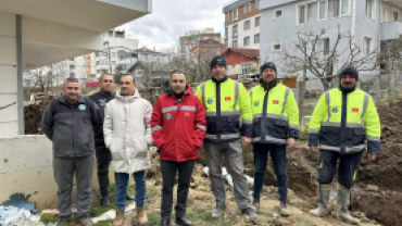 YAĞMUR SUYU HATTI ÇALIŞMALARINI TAMAMLADIK.