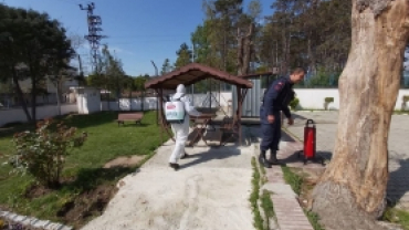 Beldemizde Bulunan Kamu Binaları İlaçlamaları Yapıldı.