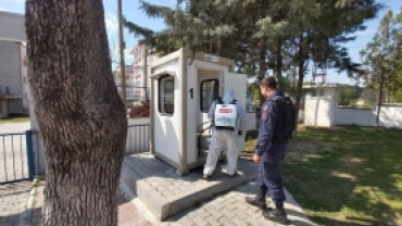 Beldemizde Bulunan Kamu Binaları İlaçlamaları Yapıldı.