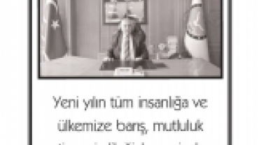 Belediye Başkanımızın Yeni Yıl Mesajı